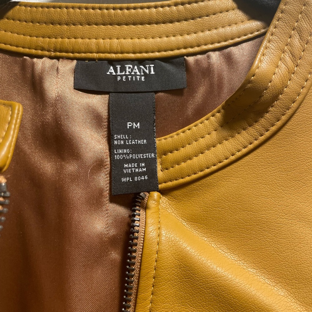 Faux leather jacket